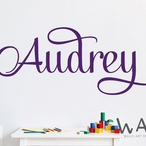 Personalisierte Name Wandaufkleber, Kinderzimmer Dekor, Vinyl Namensaufkleber, Kinderzimmer Wandaufkleber, benutzerdefinierte Namensaufkleber, Kinder Namensschild, Kinderzimmer Dekor