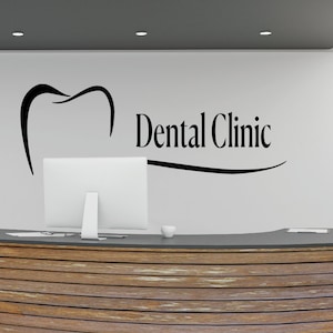 Dental Clinic Wall Art, Dental Department Wall Decal,Dental Care Wall Decal