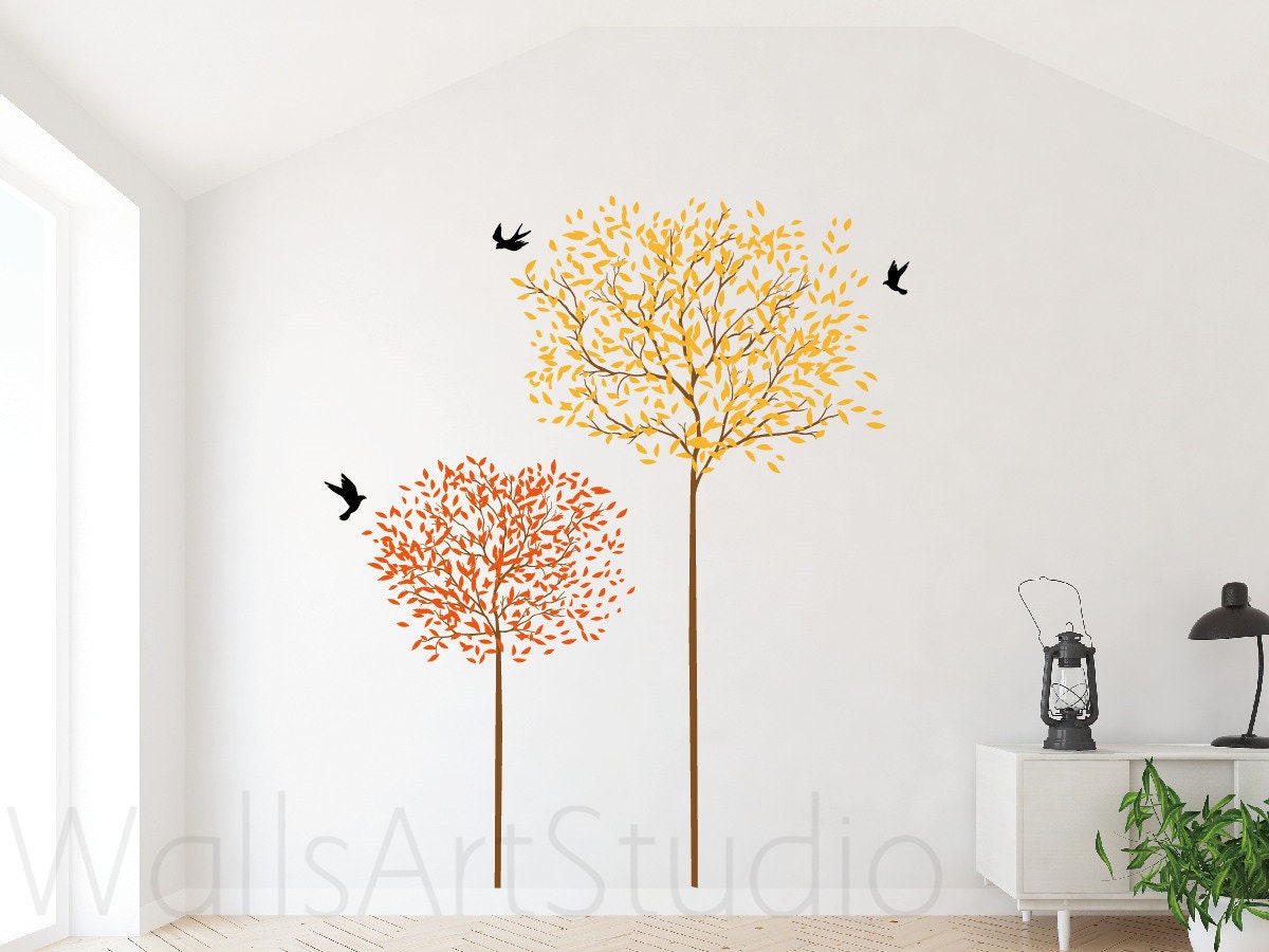Tree Wall Decor , Kids Room Wall Decal, Girls Room Wall Decal, Nursery ...