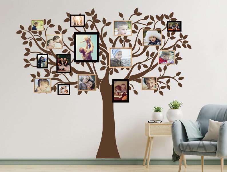 Large Beautiful Family Tree Wall Decal Giant Family Tree Wall Etsy