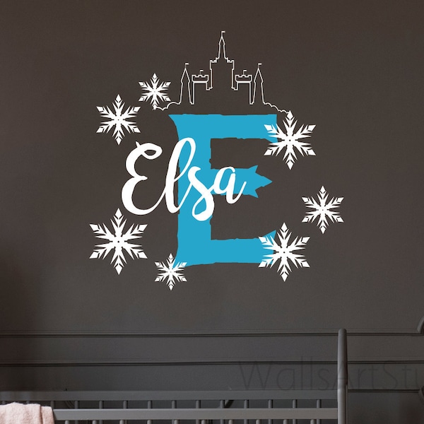 Frozen Monogram Etsy