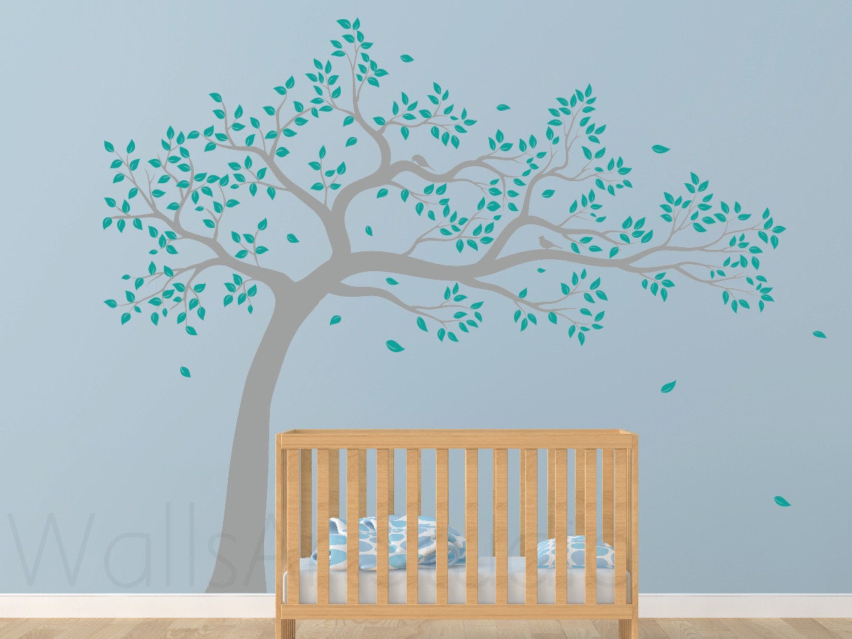 Large Tree Wall Decal , Kids Room Wall Decal, Girls Room Wall Decal ...