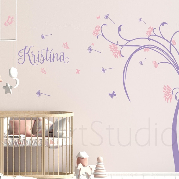 Dandelion Wall Decal Etsy