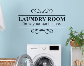 Laundry Room Decal,Washing Room Wall Decor, Laundry Room Wall Art, Laundry Room Decal