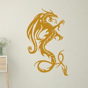 Dragon Decal, Dragon Decal For Car, Drangon Decal Vinyl Sticker