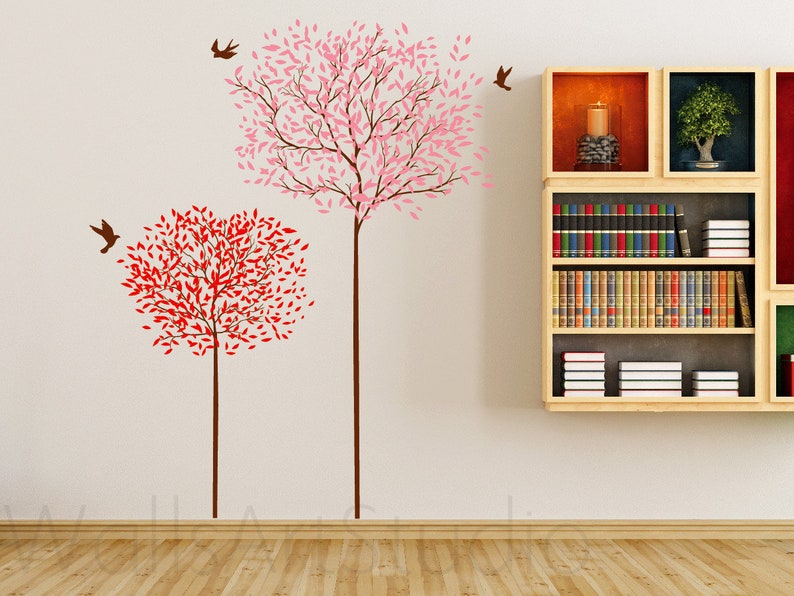 Tree Wall Decor Kids Room Wall Decal Girls Room Wall Decal - Etsy