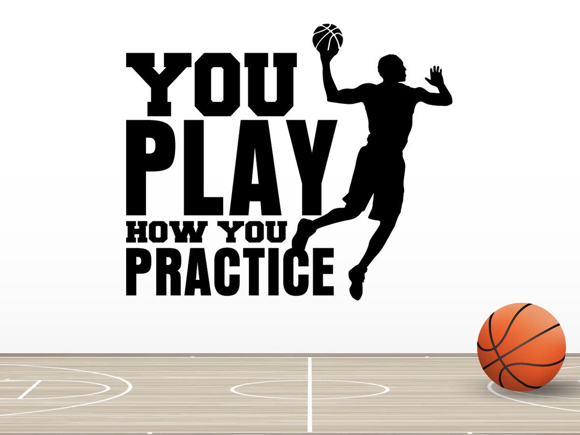 Basketball Player Wall Decorsports Basketball Wall Decor Etsy