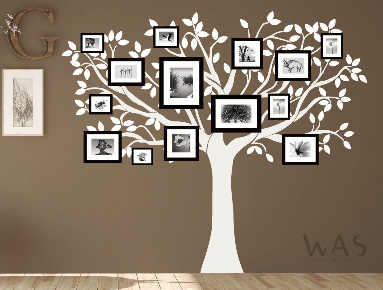 Large Beautiful Family Tree Wall Decal Giant Family Tree Wall Etsy