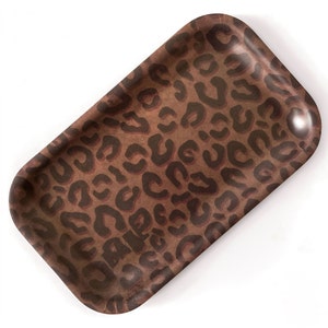 Slightly Flawed Leopard Print Tray