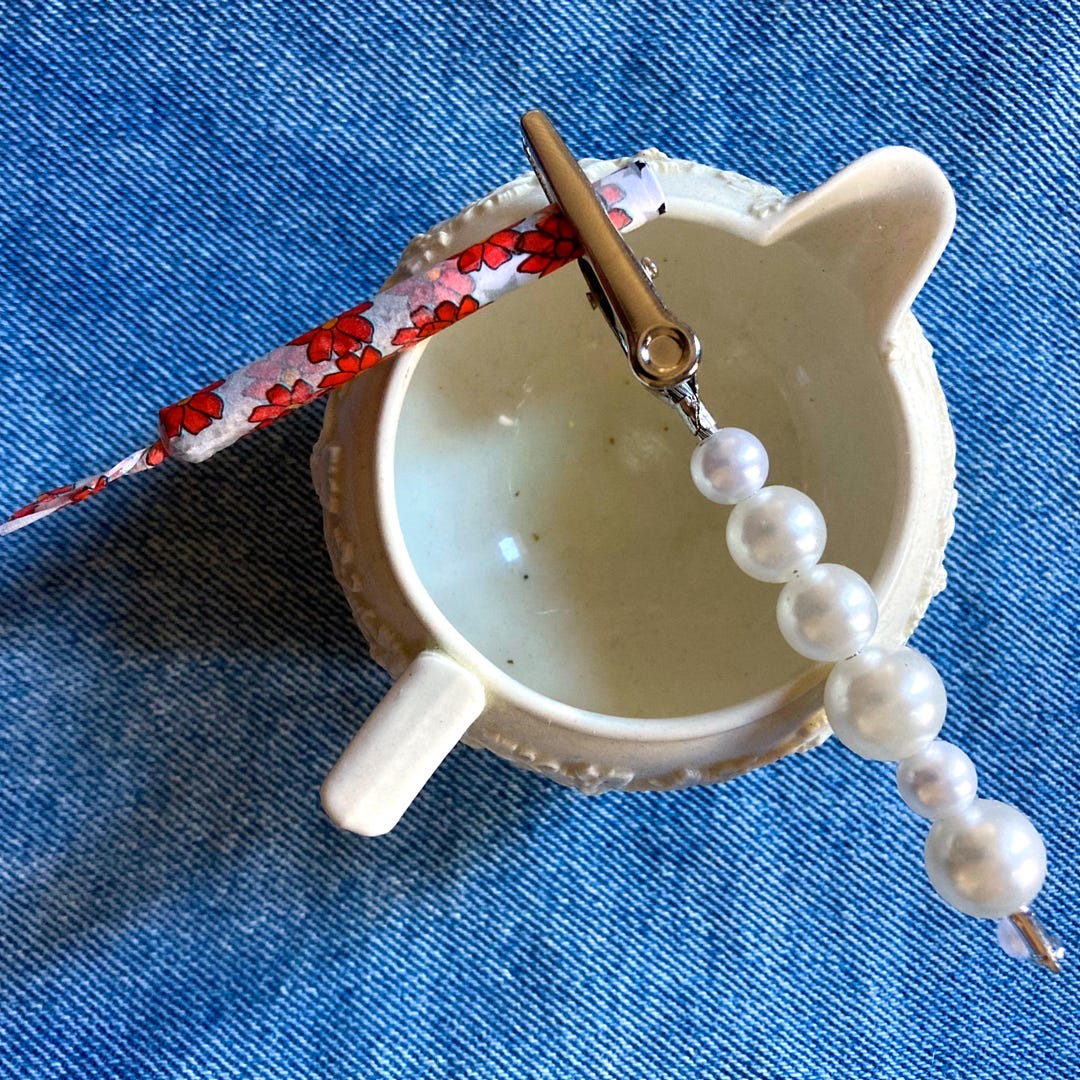 Mixed Pearl Rollie Clip - Etsy
