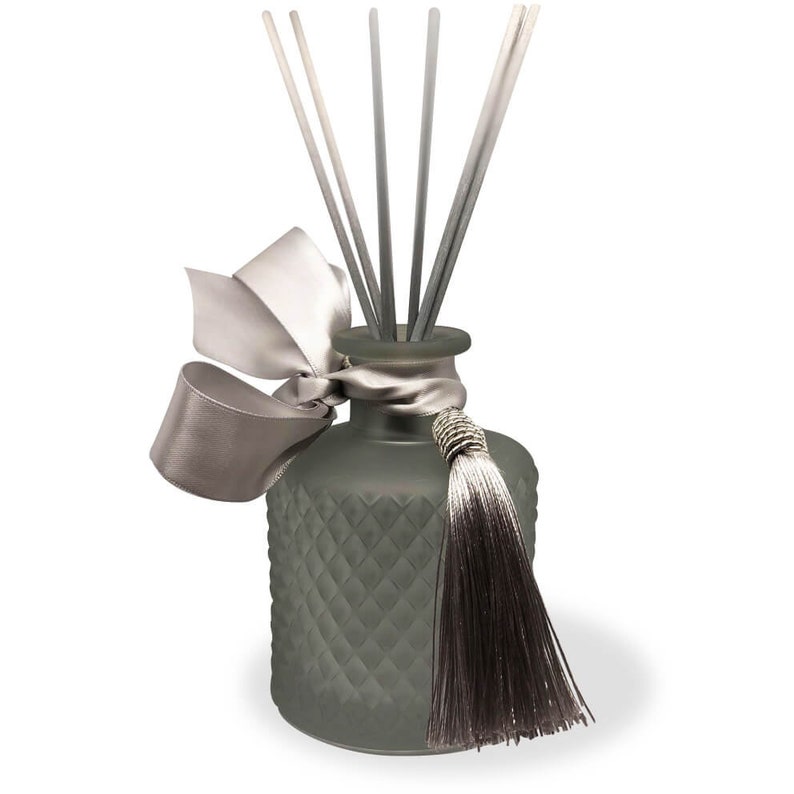 REED DIFFUSER LUXURY Grey glass Home Diffuser home decor Etsy