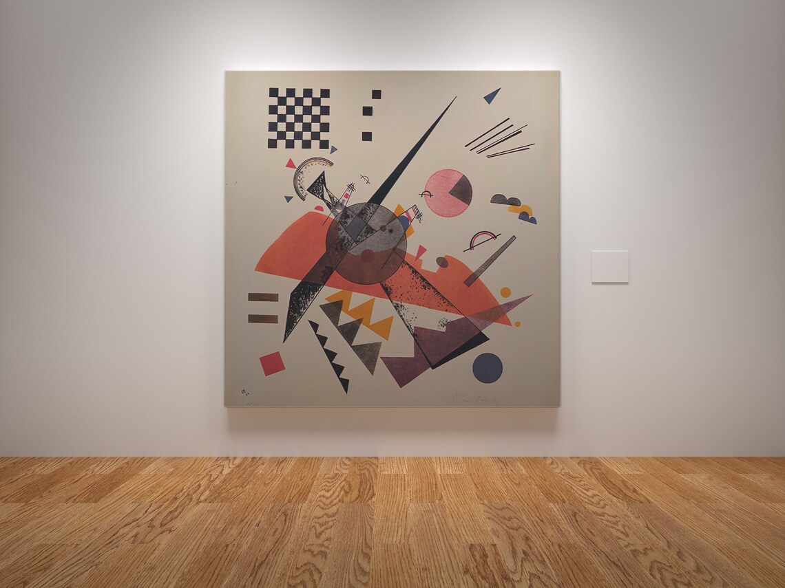 Wassily Kandinsky Orange 1923. Canvas Print Giclee Wall Art Etsy