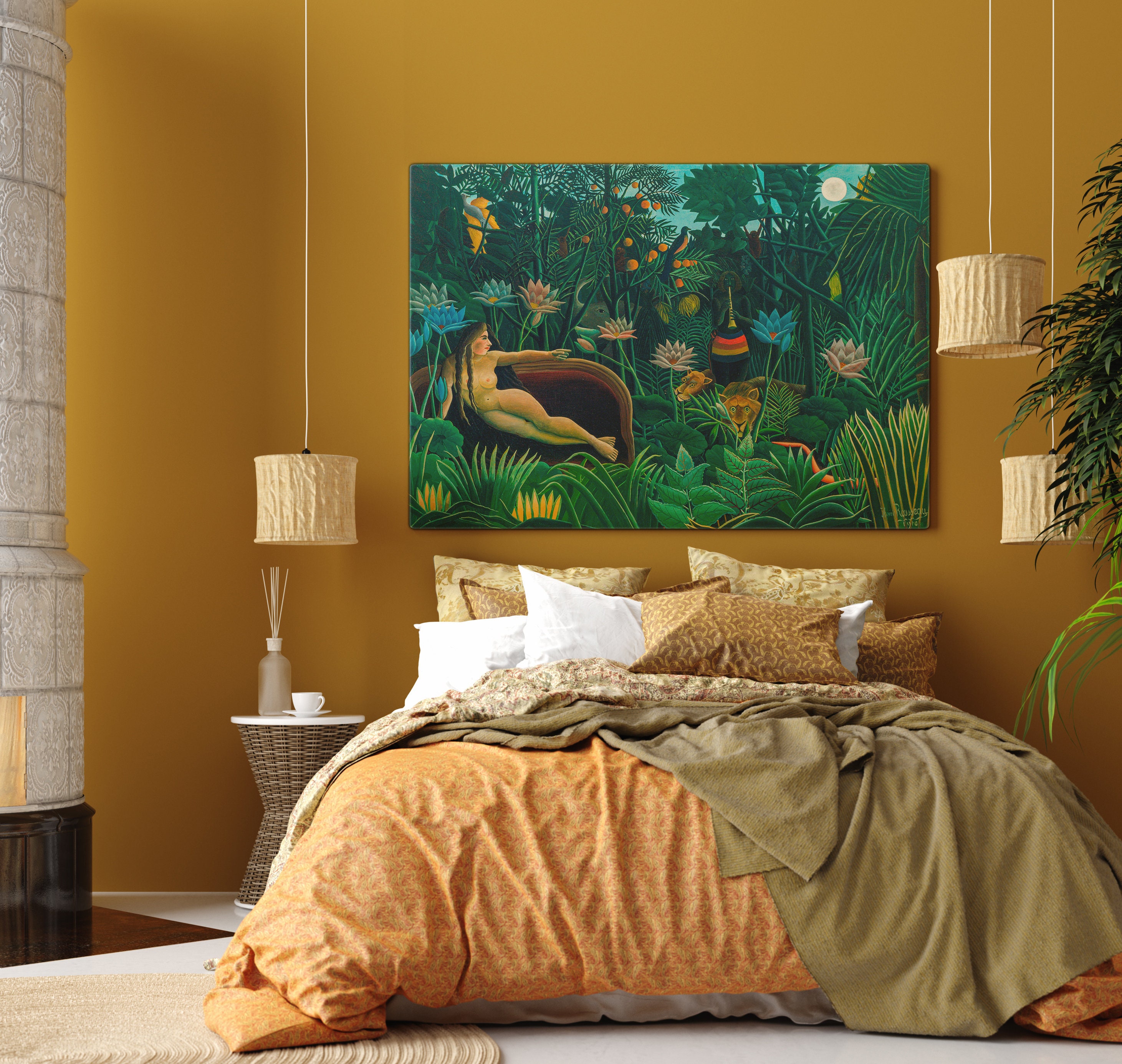 Henri Rousseau Le Rêve/The Dream 1910. Canvas Print Giclee Etsy