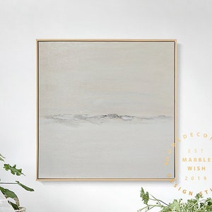 Extra Large Abstract Canvas Art, Minimalist Oversize Abstract Wall Art, Cream Painting Beige Painting,Neutral Abstract Art, Minimal Painting