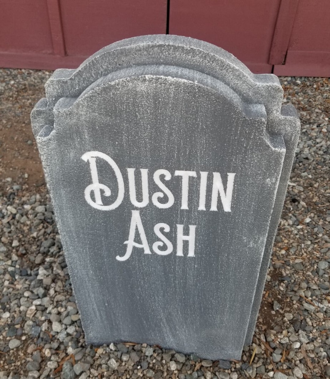 Custom Halloween Tombstone: LED Illuminated Gravestone, Personalized ...