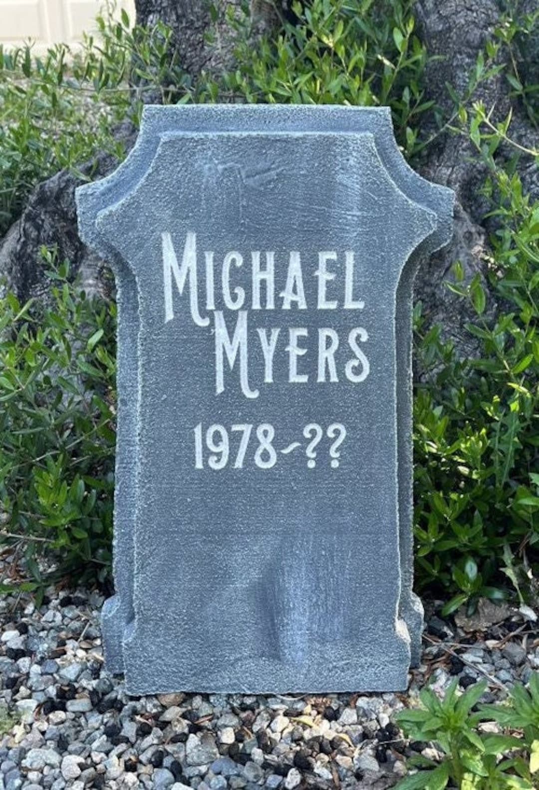Halloween Custom Handmade Tombstone Gravestone Michael Myers. LED ...