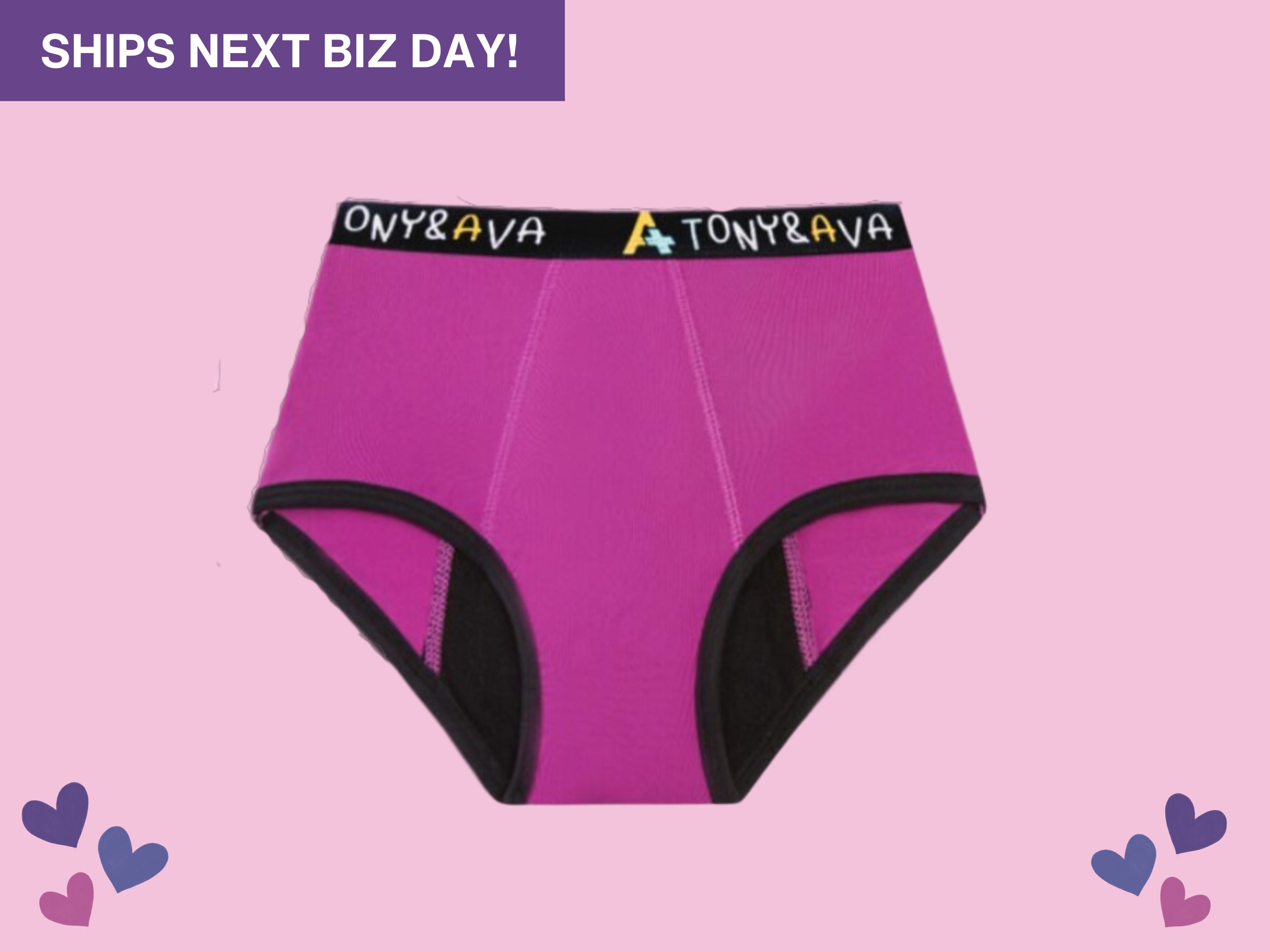 Shero Leakproof Hipster Period Underwear, Odor Control & Moisture, odor