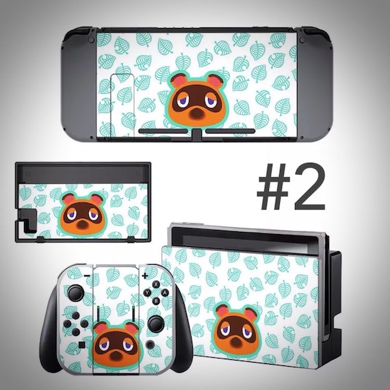 ANIMAL CROSSING Nintendo Switch Console Joy con Controller Skin