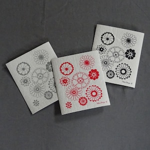 Swedish Dishcloth, Sponge Cloth, Designed and Printed in Sweden, Eco Friendly