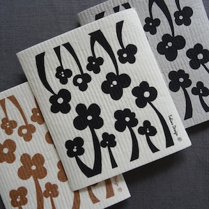 Swedish Dishcloth, Sponge Cloth, Designed and Printed in Sweden, Eco Friendly