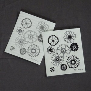Swedish Dishcloth, Sponge Cloth, Designed and Printed in Sweden, Eco Friendly