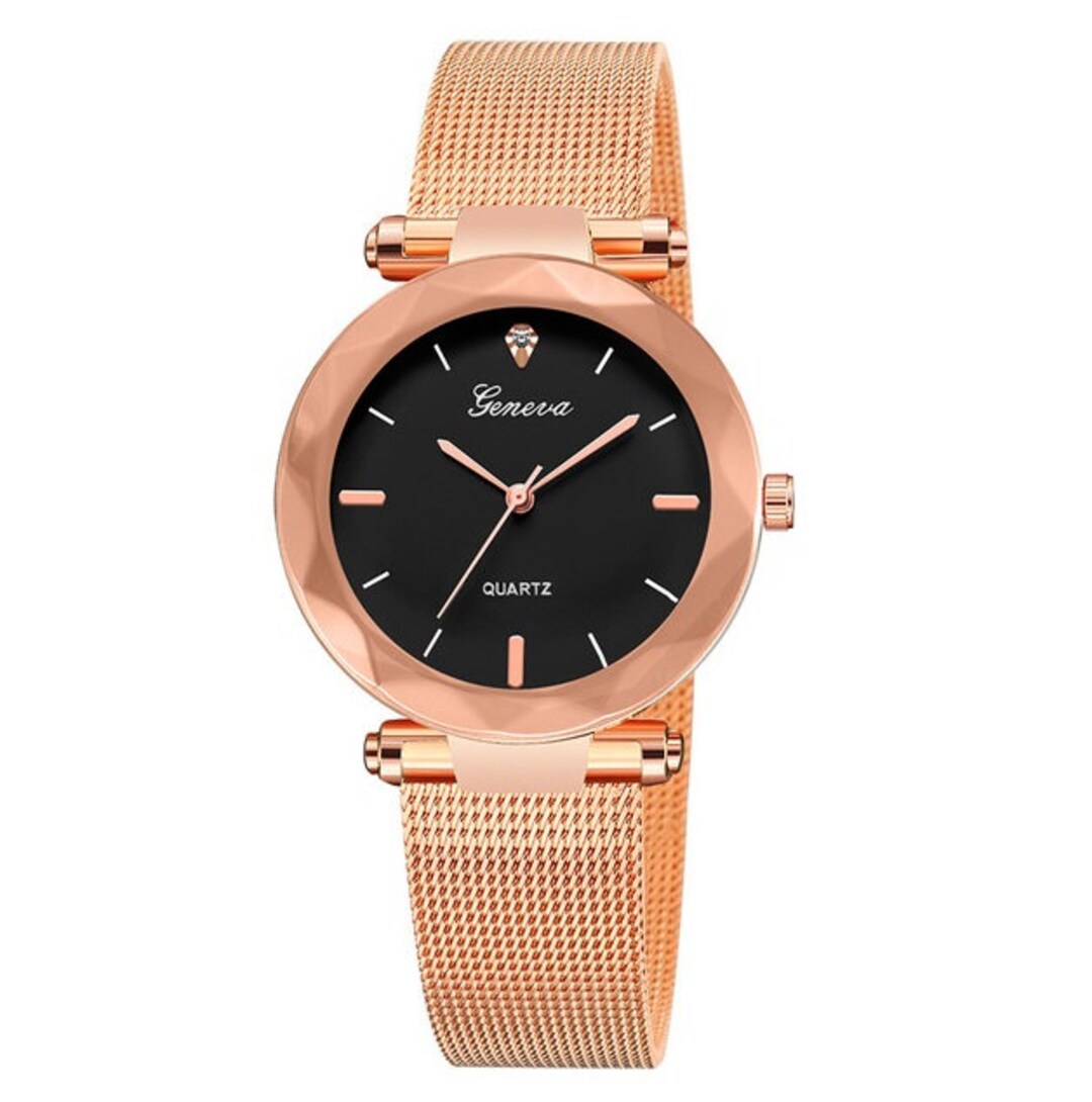 Lily Rose Gold Stainless Steel Ladies Watch Etsy New Zealand