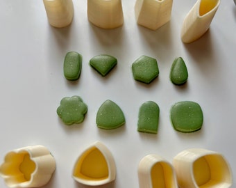 Mixed Stud Cutters Set 2 - Small Cutters for Polymer Clay Earrings
