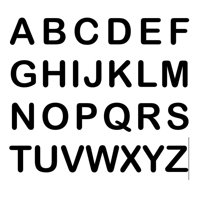 Alphabet Cutters - Made for Use With Polymer Clay - Etsy