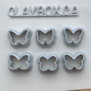 Schmetterling Ohrstecker Ausstecher Set - Kleine Polymer Clay Ohrring Ausstecher - 3D gedruckte Schmetterling Clay Werkzeuge