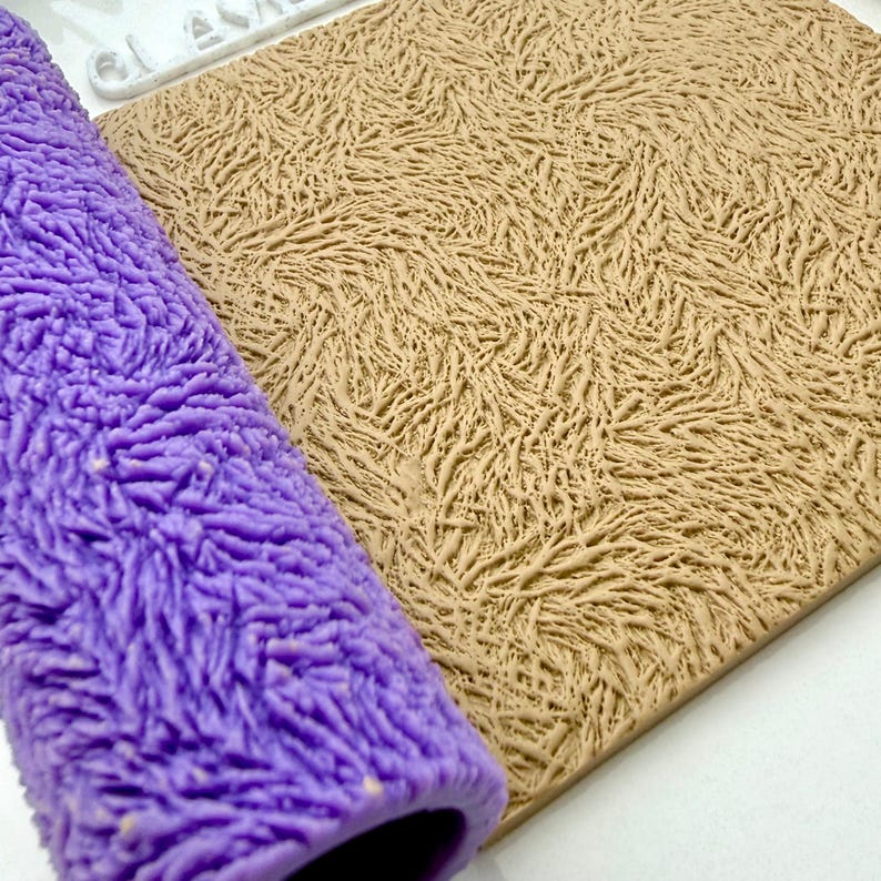 Fur Texture Roller – Animal Fur Clay Texture Roller – Polymer Clay ...