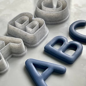 Alphabet cutters - made for use with polymer clay