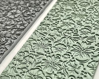 Floral texture mat