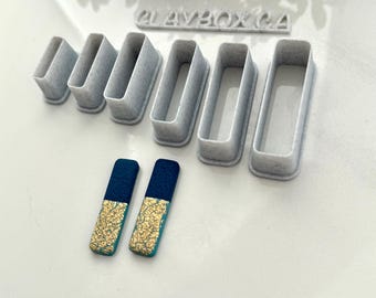 ポリマークレイ用エクストラスリム長方形カッターセット