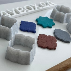 Moroccan shapes cutter set