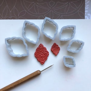 Moroccan Shape Cutter Set | 3D Printed Polymer Clay Cutters | Jewelry & Crafting Tools