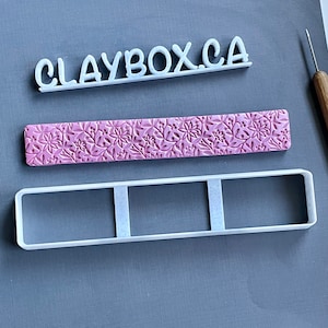 Bracelet/cuff cutter - made for use with polymer clay