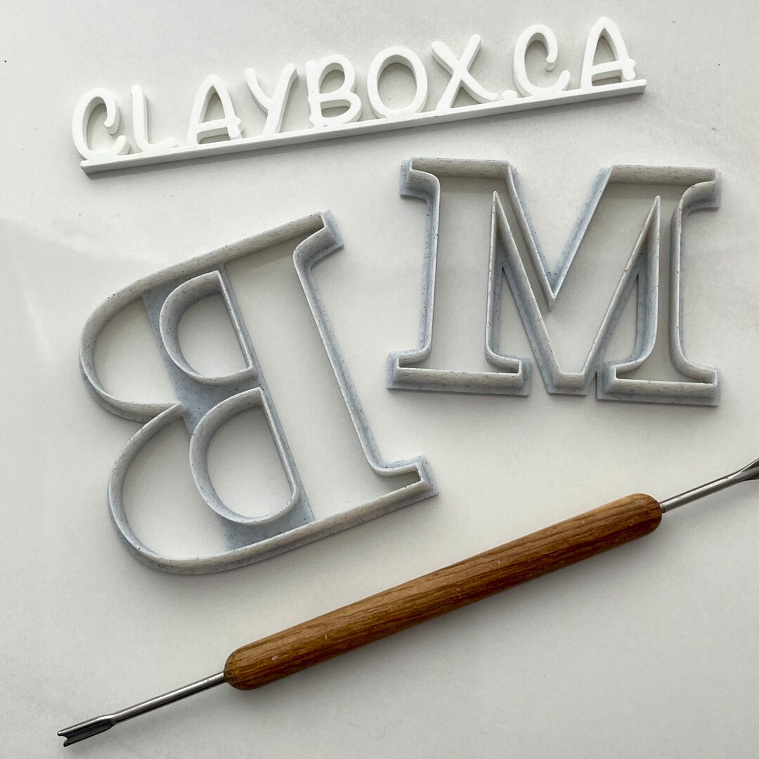 Large Alphabet Cutters Made for Use With Polymer Clay - Etsy
