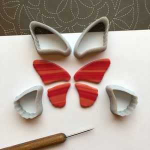 Butterfly Wing Polymer Clay Cutter Set – Set of 4
