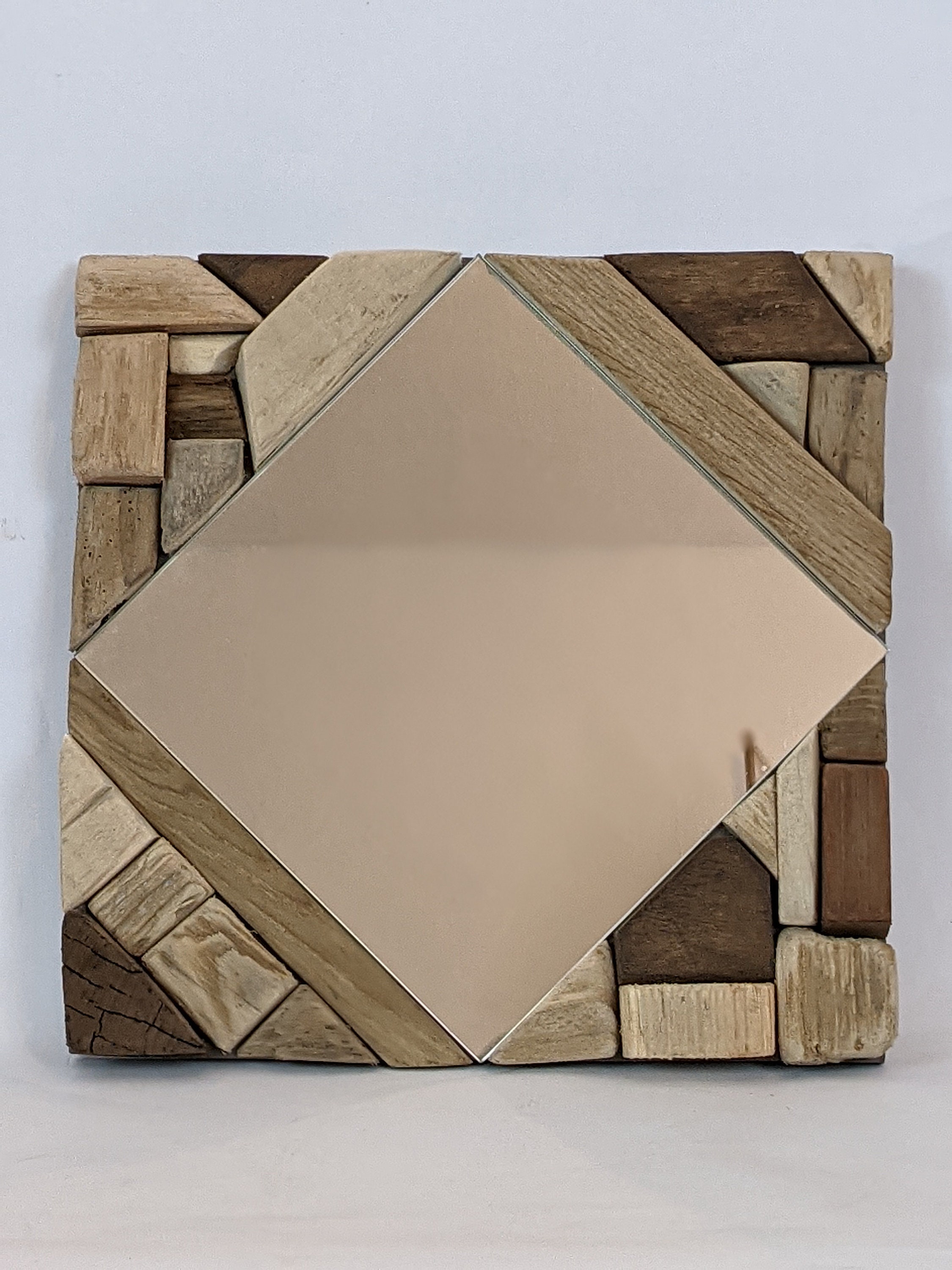 Miroir Design en Bois Flotté