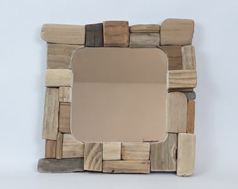 miroir en bois flotté