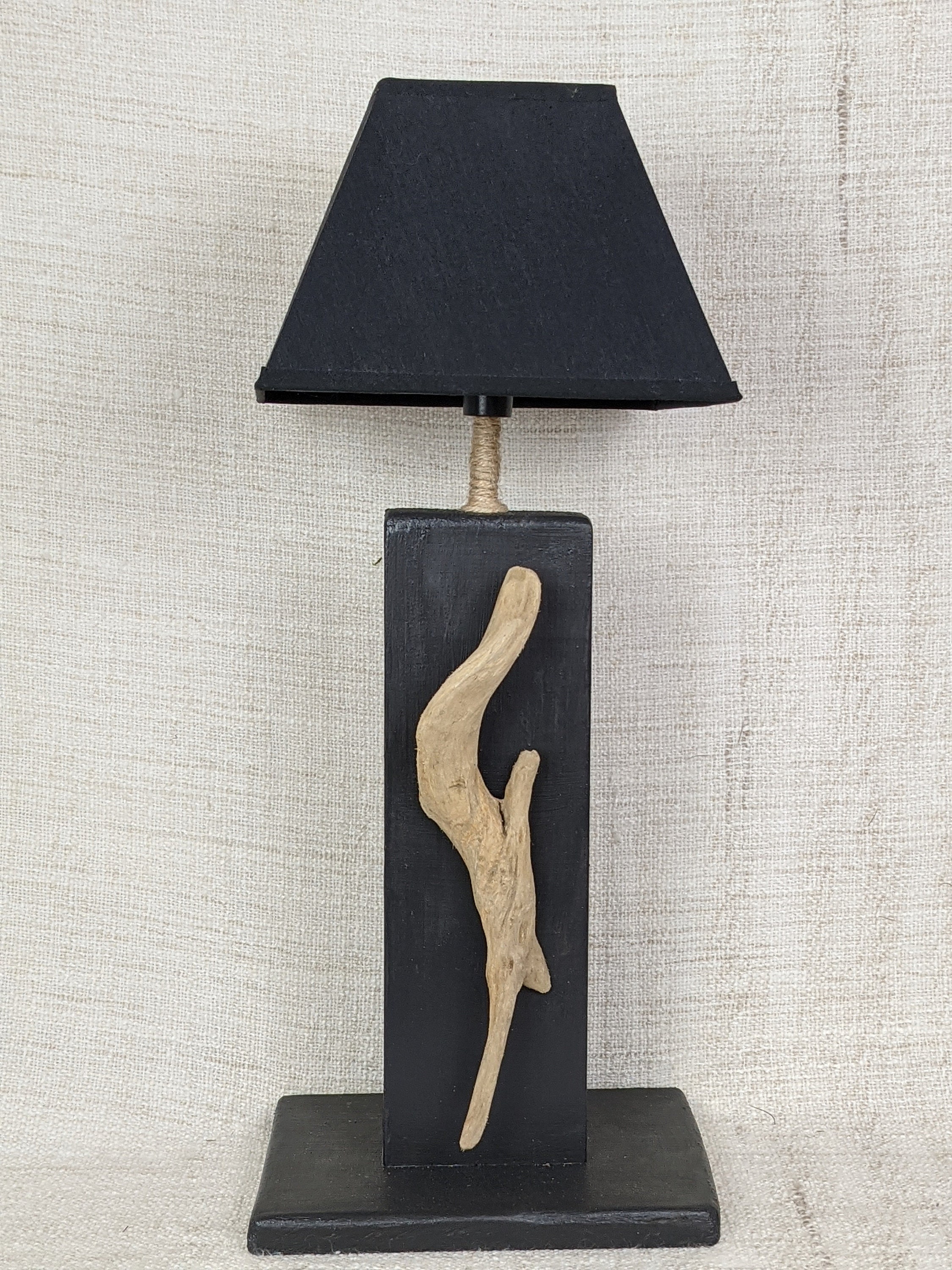 Lampe en Bois Flotté