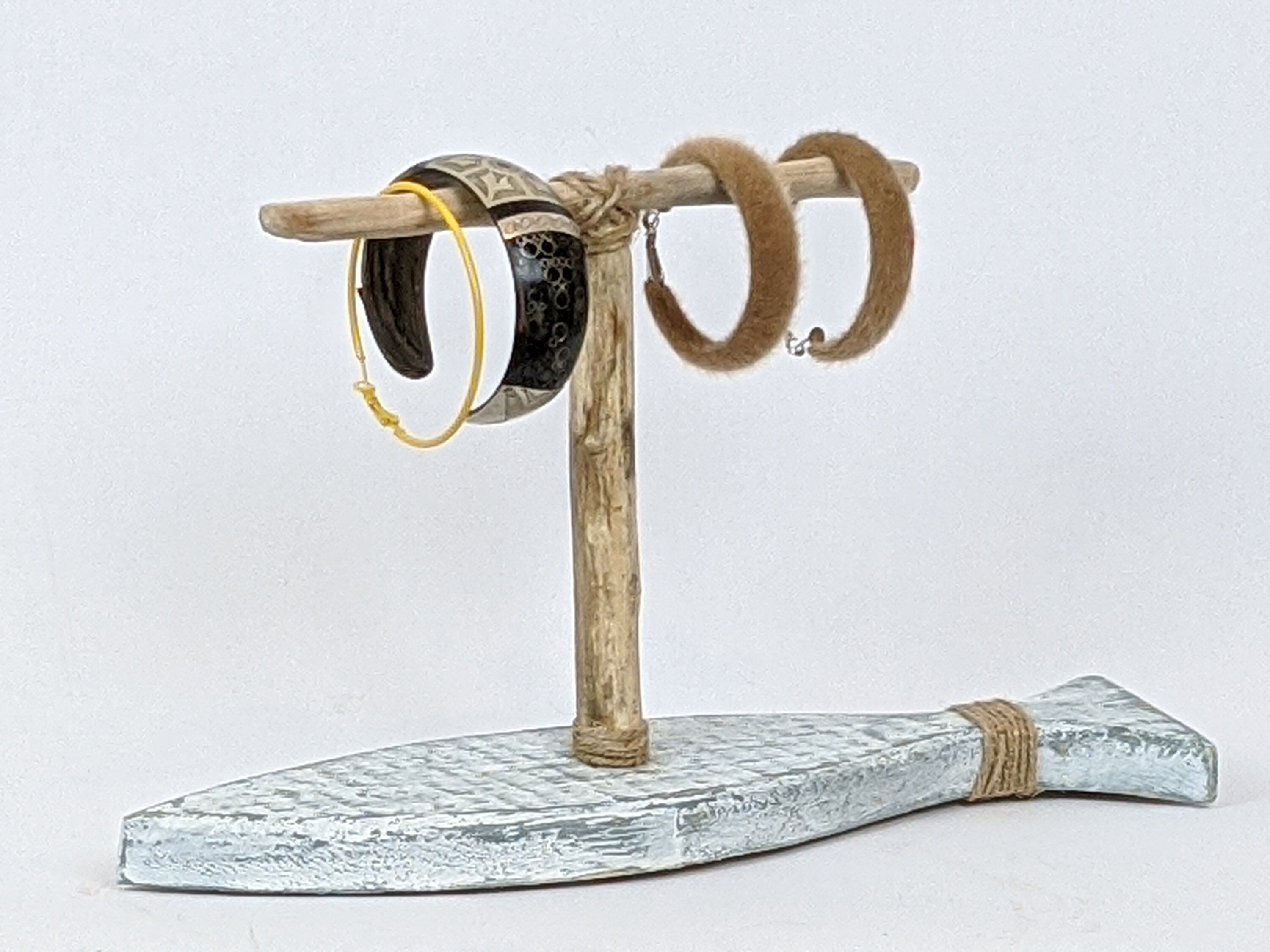 Porte-Bracelets Ocean en Bois Flotté