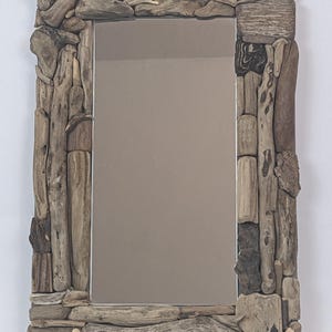 rectangular driftwood mirror