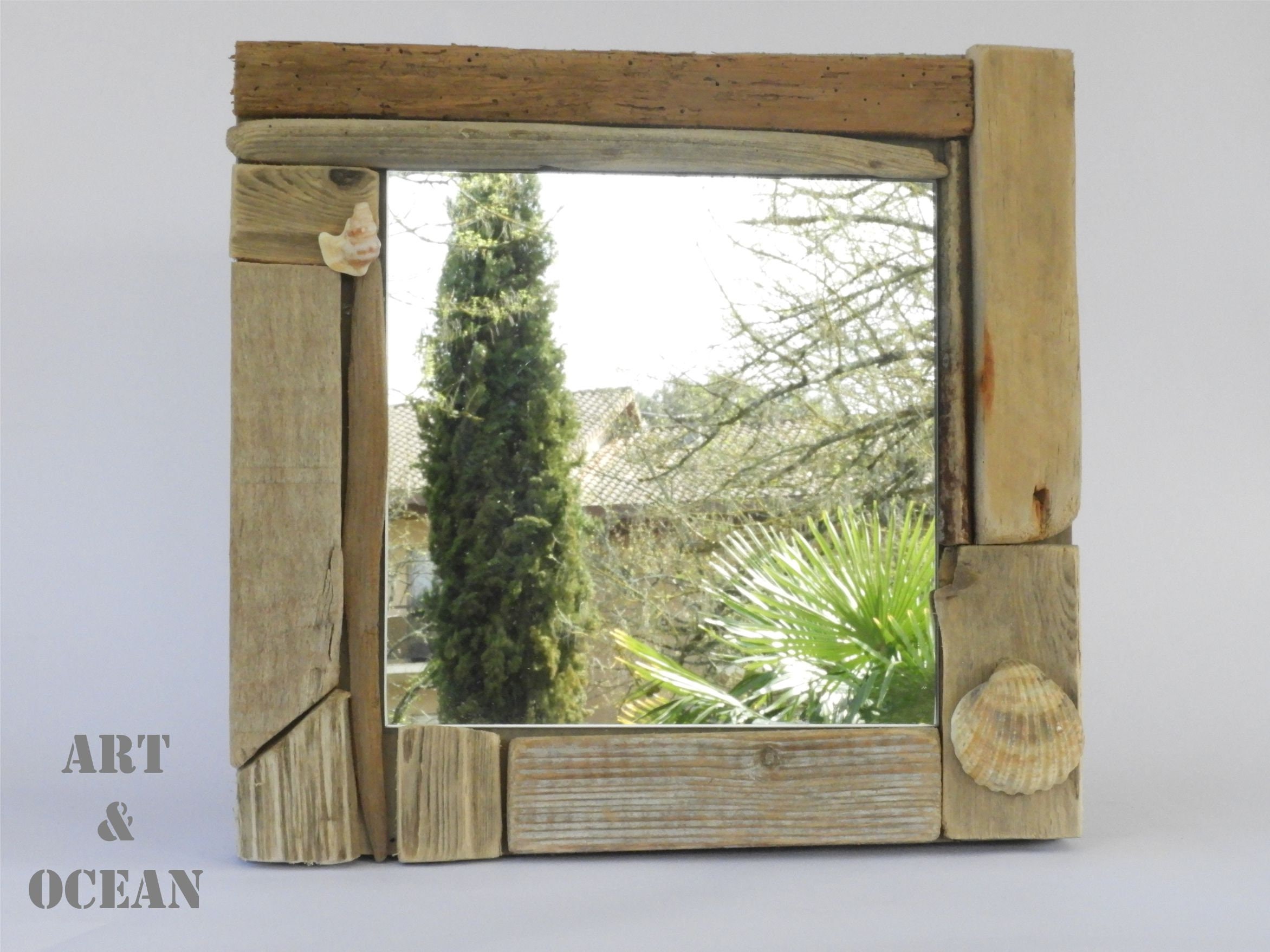 Miroir en Bois Flotté