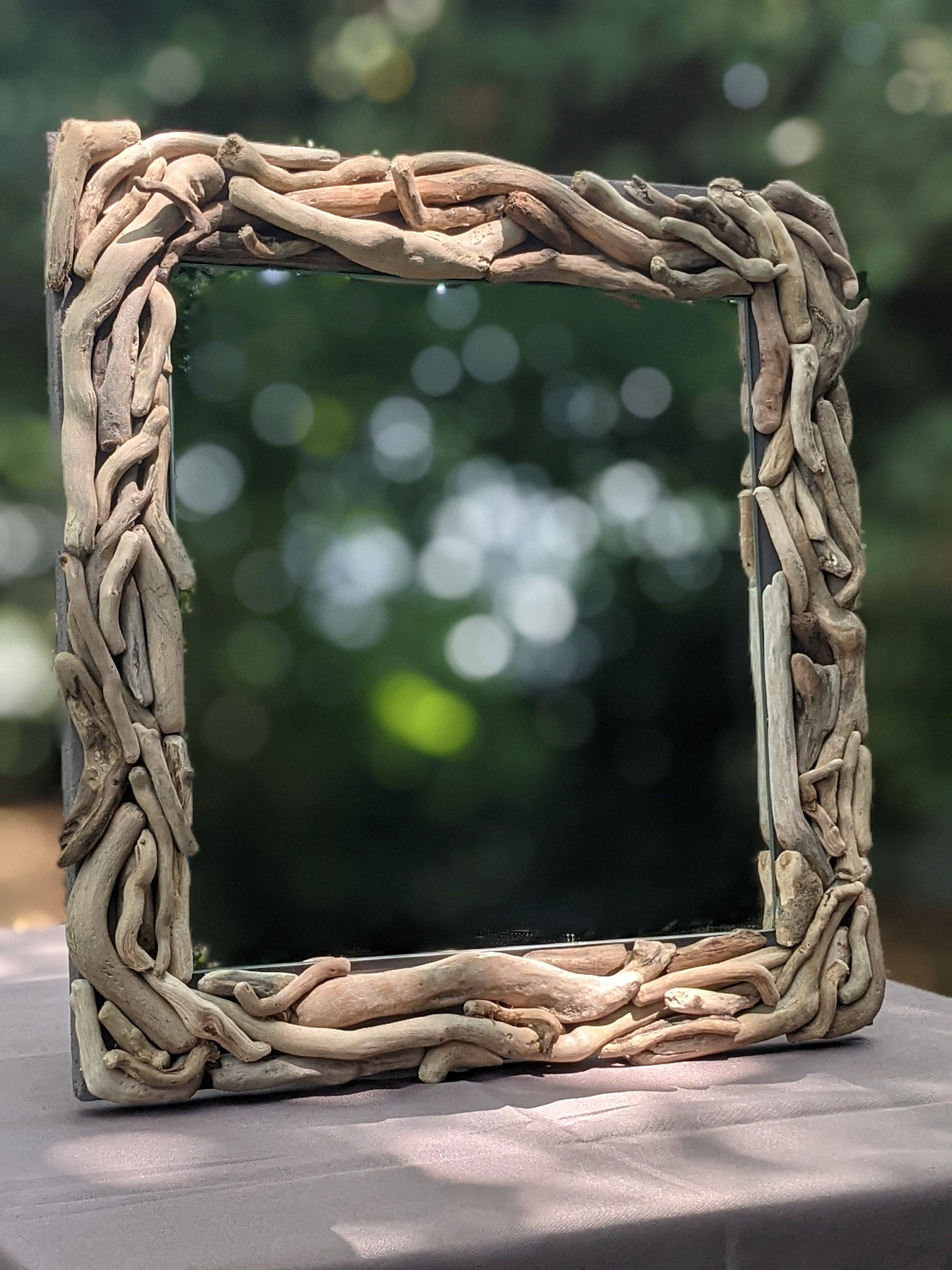 Miroir en Bois Flotté