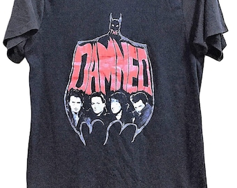 Vintage 80s THE DAMNED Punk Rock Tour Concert T Shirt - Etsy