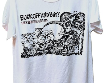 D.R.I. CROSSOVER Vintage '87 Black T-shirt Thrash Metal Hardcore