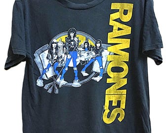 The Ramones T Shirt, Vintage Rare Tee, Iggy Pop Blondie Buzzcocks