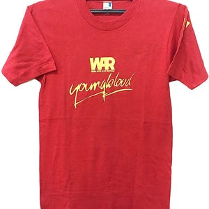 Vintage 70s 1978 WAR YOUNGBLOOD Movie Soundtrack OST funk rock soul t shirt