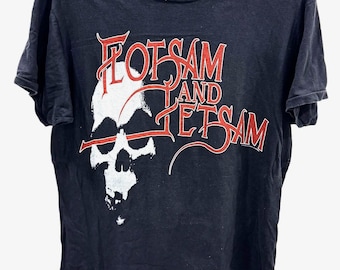 Camiseta vintage de los años 80 de la gira de rock y thrash metal de FLOTSAM AND JETSAM (1987)